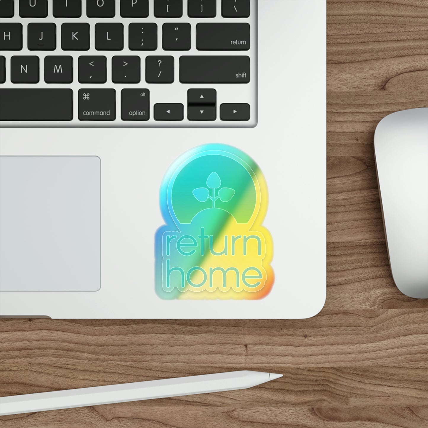 Holographic Logo Die-cut Stickers
