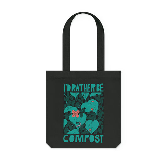 I'd Rather Be Compost Woven Tote Bag