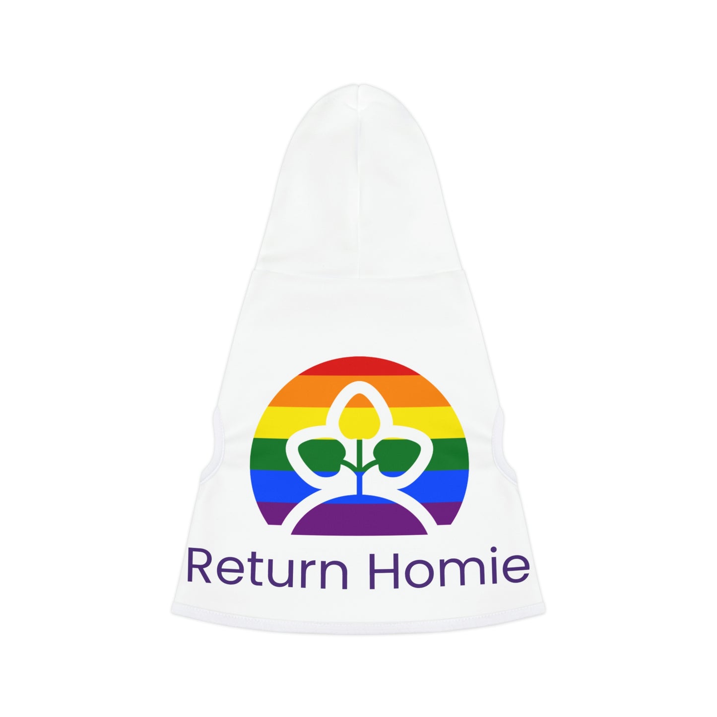 Return Homies Dog Hoodie (Pride)