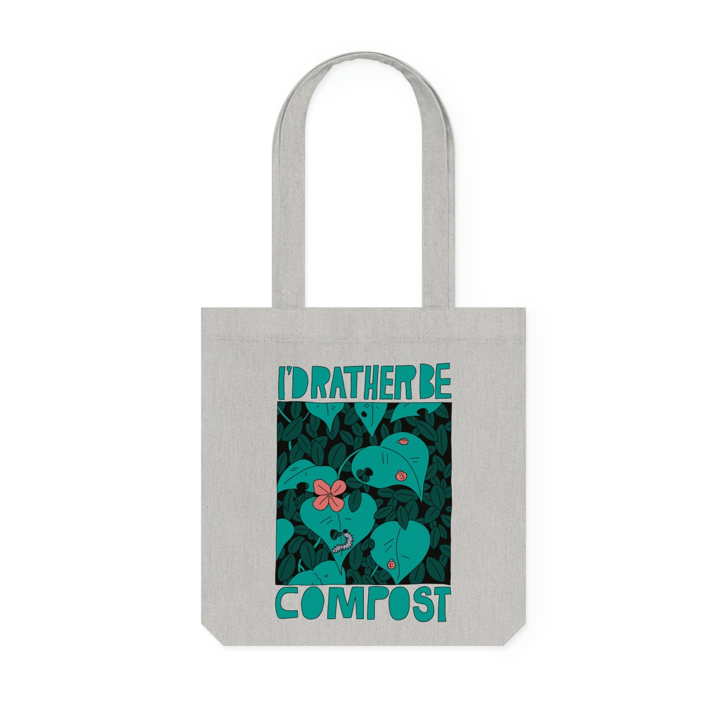 I'd Rather Be Compost Woven Tote Bag