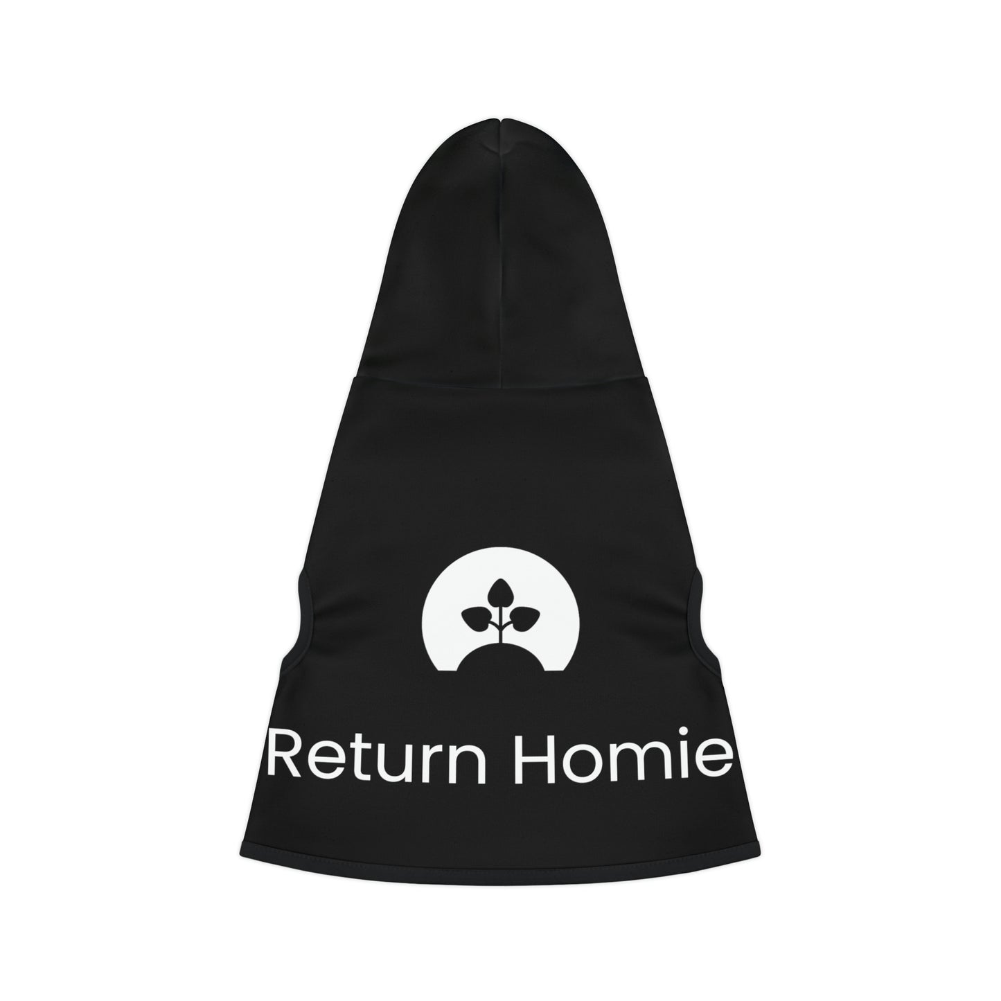 Return Homies Dog Hoodie (B&W)